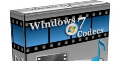 Fullt sett med kodeker for Windows 7