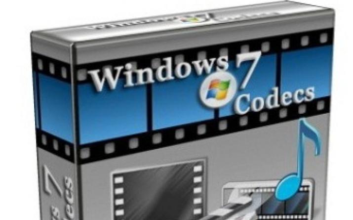 Windows 7 üçün tam kodeklər dəsti