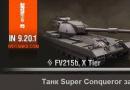 Hora de lançamento da atualização do World of Tank 20