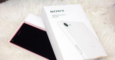 Review and testing of the Sony Xperia Z5 Compact smartphone