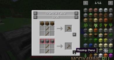 Mod Just Enough Items – all crafting recipes and items in Minecraft
