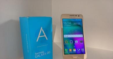 Samsung smartfoni Samsung galaxy a3 kamerasini dastlabki sozlash