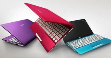 Netbook features and functions