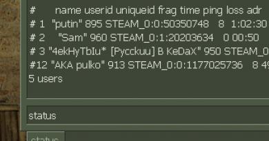 Steam ID CS 1.6 nima.  Steam_id-ni qanday topish va Steam ID-ni ko'rish.  Nima uchun Steam ID-ni bilishingiz kerak